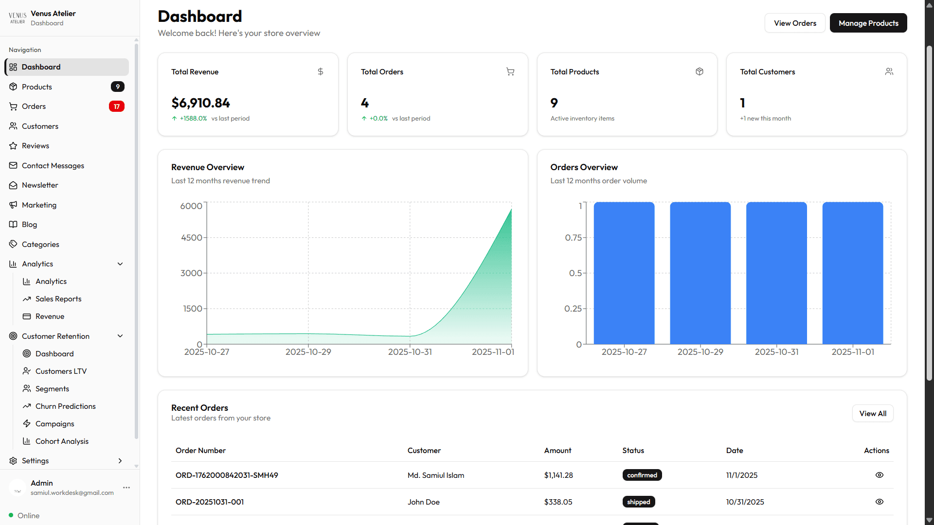 Modern E-commerce Store