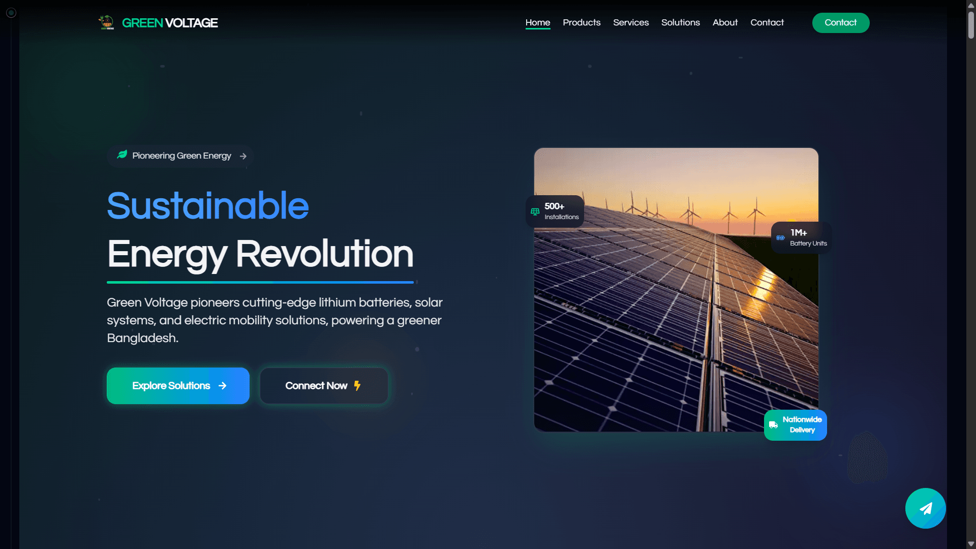 Greenvoltage Company website